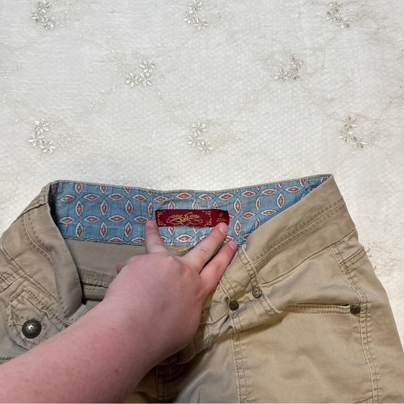 Vintage Y2K Khaki Utility Shorts Size 8 - Picture 5 of 5